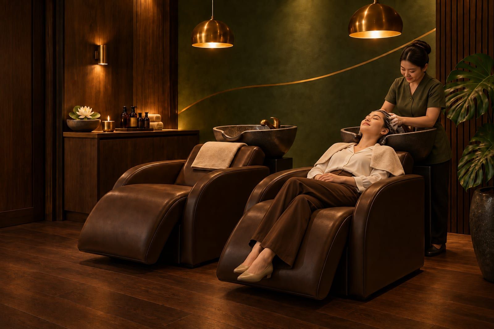 Hair spa chairs